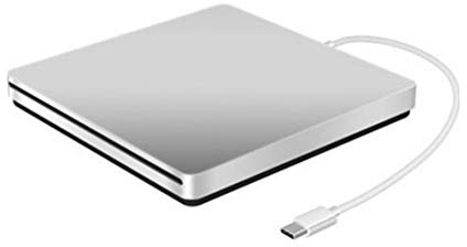 HIOD Lecteur Optique Externe Lecteur CD Type C C/DVD +/- RW Portable Rédacteur Brûleur pour Système D'exploitation Windows/Mac OS