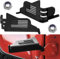 Lot de 2 repose-pieds avant en acier pour pédale extérieure avec drapeau américain 2007-2020 Jeep Wrangler JK JKU JL JLU