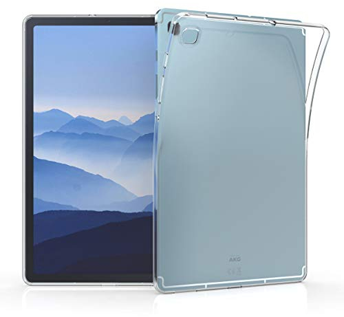 kwmobile Hülle kompatibel mit Samsung Galaxy Tab S6 Lite (2024/2022/2020) Hülle - weiches TPU Silikon Case transparent - Tablet Cover Transparent