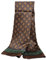 UK_Stone Halstuch Herren 100% Seide Schal Vintage Pattern Seidenschal Herrenschal, (Steigbügel Pattern Braun)