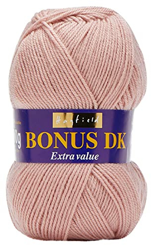 Hayfield Bonus DK Double Knitting, Oyster Pink (614), 100g by Sirdar