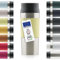 Blumtal Thermobecher 500 ml - Kaffeebecher to go aus Edelstahl - auslaufsicherer Isolierbecher kalt/heiß - Mug mit 360° Trinköffnung - Thermosbecher mit Quick-Press-Verschluss - Coffee Mug - Hellgelb