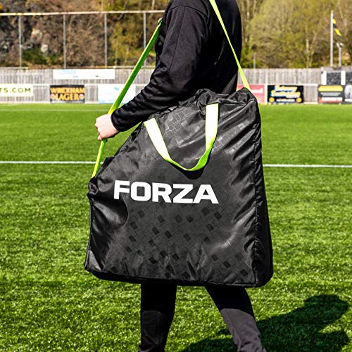 FORZA Football Top Bin Carry Bag - Football Goal Target Carry Bag | Lightweight Bag + Woven Shoulder Straps | Capacity: 2x Corner Targets | Strong Touch Fastening