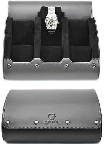 Watch Case for Men - Watch Roll Travel Case - Storage Organizer and Display - Mirage Watch Roll Case…
