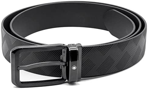 Montblanc Herren Classic G rtel, Schwarz, 120 EU