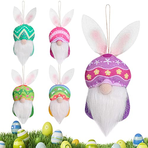 BAOK Zwerg Plüschtier, Zwerge Plüsch Osterhase Puppe – Gefüllte Puppe Hase Geschenke Niedlich Ostern Gesichtslos Zwerghase Haushalt Ornamente Heimdekoration