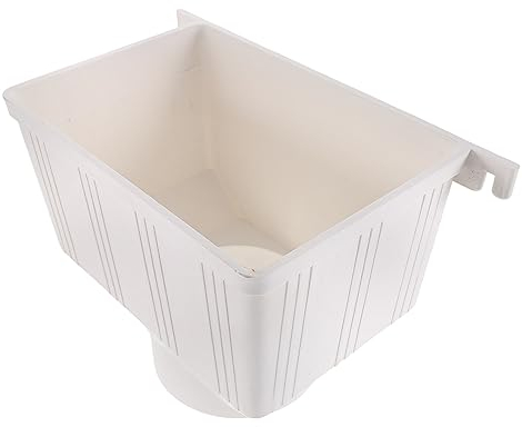DOITOOL Sieb Traufe Regenwasser-Pvc-Abflussrohr Armaturen Fallrohr Trichter Wasser-Regeneimer Zugrinne Fallrohr Eimer Dachrinne Fallrohr Umsteller Fallrohr Dachrinne Filter