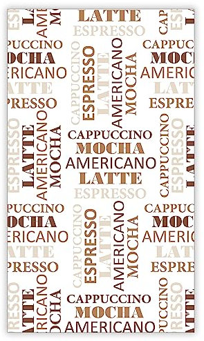 SMTDeco Herdabdeckplatte Ceranfeld Abdeckplatte Herdabdeckung Herdplatten Abdeckungen Induktionskochfeld 30x52 cm Einteilig Kaffee Weiß
