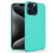 N NEWTOP Cover Compatibile per iPhone 15 Pro Max, Custodia TPU SOFT Gel Silicone Ultra Slim Sottile Flessibile Case Posteriore Protettiva Anti Urto Guscio Proteggi Scocca (Turchese)