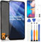 ARSSLY AMOLED Pantalla para Xiaomi Redmi Note 10 4G LCD Display, para Xiaomi Redmi Note 10s 4G LCD Pantalla táctil Digitalizador Assembly Reemplazo con Kit de reparación (Negro, 6.43)