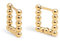 SINGULARU - Mila Dots Ohrringe. Edelstahl mit 18 Kt Vergoldeter Beschichtung. Schmuck für Damen.