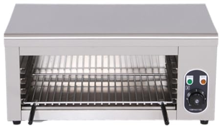 Salamander-Broiler for die Arbeitsplatte, Käseschmelzgrill, Küchen-Wand-Salamanderofen, Käseschmelzgerät aus Edelstahl for Restaurantküchen, Heimsandwiches(110V)