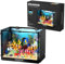 Fuleying Aquarium Bausteine Bausatz, Aquarium Klemmbausteine für Erwachsene, Einschließlich Fische, Korallen, Tierbau Spielzeug, Home Office Decor, 562pcs