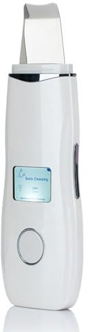 Scrubber per la pelle del viso, Scrubber per la pelle ad ultrasuoni Rimozione dell'acne e dei punti neri Infusione di nutrienti Raschietto per il viso Detergente per pori Spatola