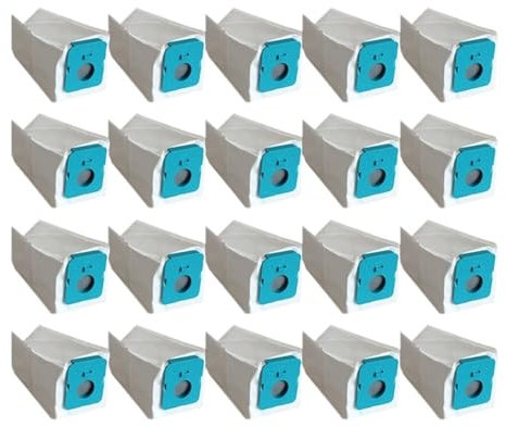 LXYYZJOZ Sac à poussière Version Longue Compatible avec l'aspirateur à Tige sans Fil Samsung VS20A95923W Air-Jet sur Mesure Nouveau Remplacement du Sac de Collecte de poussière(20pcs)