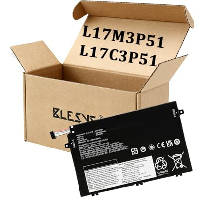 BLESYS L17C3P51 L17M3P51 Akku für Lenovo Thinkpad E490 E480 E495 E595