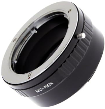 MD-NEX Anello adattatore per obiettivo con attacco compatibile con Minolta MD/MC su fotocamera con attacco compatibile con Sony FE/E-Mount