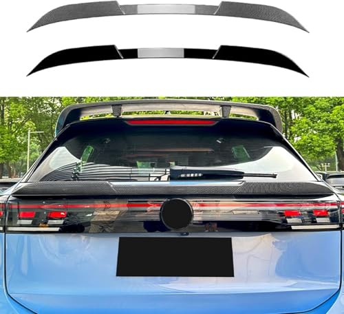 AnJWen Auto Heckspoiler Spoiler für VW Tiguan MK3 2024+, Auto Kofferraum Heck Spoiler Heckflügel Lippe Spoiler Heckspoiler Car Tuning Accessories,1 Bright Black