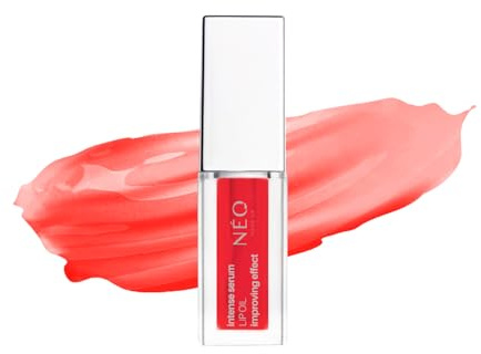 NEO MAKE UP LIP OIL 5 ml - Transparentes Rot - 03 STRAWBERRY - Make Up - Lip Stain - Lipgloss - Lippenpflege - Makeup - Lipgloss Selber Machen - Lipstain - Lippen - Lippenöl - Make-up