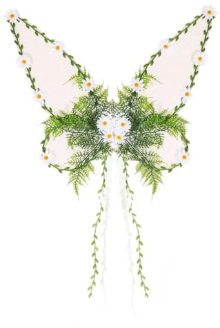 Palaufr Elfenflügel Erwachsene,Feenkostüm mit Ranken - Festivaldekorationen für Cosplay Makeup Bühnenauftritt Pride Party Garten und Weihnachten