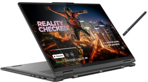 Lenovo Yoga 2 in 1 16 2K Touchscreen Laptop | Intel Core Ultra 7 155U | Intel HD Graphics | Backlit | Fingerprint | 16GB RAM DDR5 | 2TB SSD | Windows 11 Home | Bundle with Stylus Pen