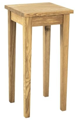 HAKU Möbel Beistelltisch Eiche geölt, Massivholz - Maße: B 30 cm x H 61 cm x T 30 cm, Style: Traditional