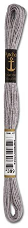 Anchor Sticktwist 1x Farbe 399 - dunkelgrau