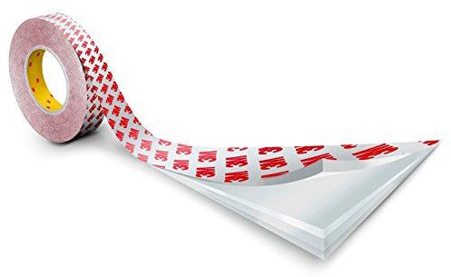 3M Nastro Biadesivo ad Elevate Prestazioni 9088-200, 12 mm X 50 m, 20 Pezzi