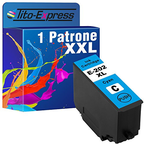 Tito-Express PlatinumSerie 1 Druckerpatrone XXL als Ersatz für Epson 202XL 202 XL Cyan | Kompatibel mit Expression Premium XP-6000 XP 6000 XP-6005 XP 6005 XP-6100 XP 6100 XP-6105 XP 6105