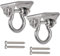 WAREMAID 2 Pezzi Ganci Soffitto Acciaio Inox, Ganci Altalena con Viti per Portico Dondoli Area Giochi Gym Sacco da Boxe Fune Amache Sedie Sospese Yoga Sospensione Ferramenta 450kg Capacità