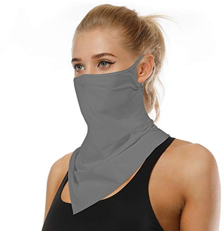 YAYOUREL Halstuch, Gesichtsmaske, Bandanas für Damen und Herren, Sommer, UV-Schutz, Gesichtsmaske, Sturmhaube, Stirnbänder, E: Pure Color 2, Einheitsgröße