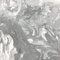 Liquid Marble Swirl Effect Wallpaper Stone 3D Metallic Glitter White and Silver
