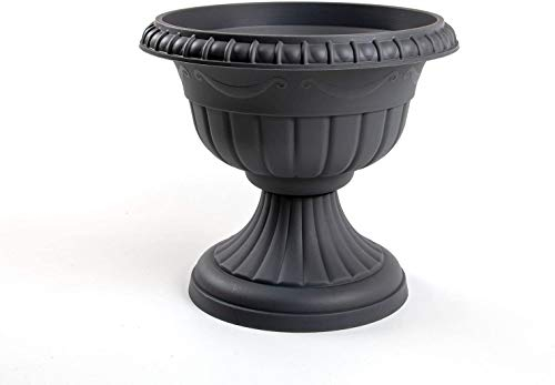 Formplastic Pflanzkübel Blumenspindel Amphore Pflanzschale Roma ∅37cm Anthrazit