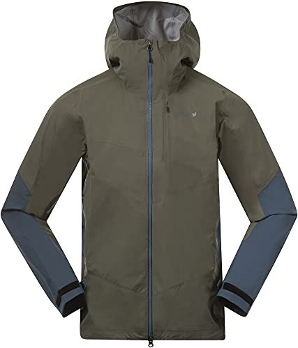 Bergans Rabot V2 3L Jacket - Green Mud / Orion Blue - S
