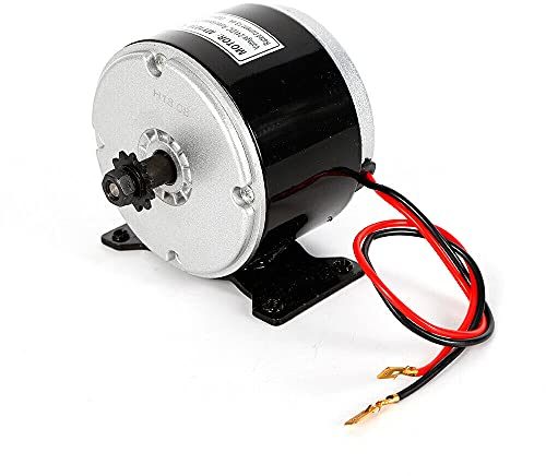 DC Bürsten Motor 250W 24V Elektrobürste Permanent Magnet Motor für E-Bike Elektroroller 2750RPM Leistungsstarker Elektromotor