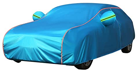 Auto Abdeckplane Vollgarage Auto für Aixam 500 Cabrio (1996-2007), superweicher Schutz, Winddicht, volle Garage, wetterfest(Color:D,Size:)
