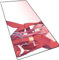 Japan Anime Zero Two 02 Gaming-Mauspad, Darling in The Franxx, 3 mm dickes, verlängertes Mauspad mit genähten Kanten, rutschfeste Gummiunterseite, Büro und Zuhause, 25x100 cm X 0.3 cm