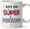 MUGFFINS Tazas para PODÓLOGO hombre - En Español - Soy Súper - 11 oz / 330 ml - Regalo original y divertido