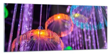 ARTTOR Glasbild 100x40cm Wandbild Glasdruck Abstrakt - 5380