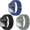 CeMiKa Correas Trenzada para Correa Apple Watch 45mm 46mm 44mm 49mm 42mm, Pulsera de tela deportiva elástica solo loop de nylon para iWatch Series 10 9 8 7 SE 6 5 4 3 Ultra 2, Mujere Hombre, Paquete 3