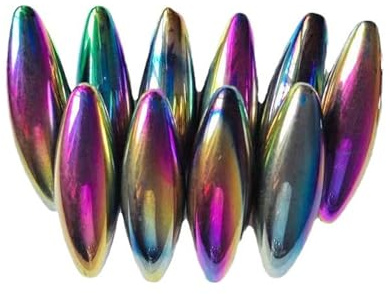 POFET 12 Stück Magnet Fidget, Magnetische Steine Set, Vielseitiger Steigern Fingerfertigkeit, Konzentration, Stressabbau & Kreativität, Büro Gadget, Magnete für Erwachsene