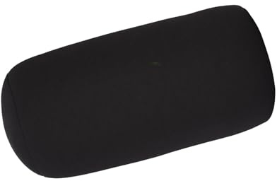 Nackenstützendes Mikroperlen-Rollkissen, Rückenkissen, weicher, dehnbarer Polyester-Außenbezug, niedliches Aussehen und leuchtende Farben, toller Begleiter auf Reisen, schöner