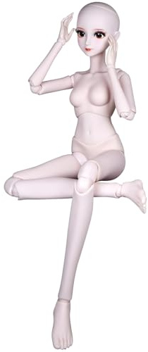 Proudoll 1/3 BJD Puppenkörper, 60 cm, Kugelgelenk, SD-Puppen, Gelenke, PVC, DIY (Gloria)
