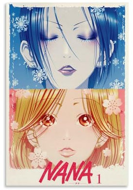 Anime-Nana-Poster für Zimmer, Leinwand, Wanddekoration, ästhetisches Schulbedarf, Gemälde, 60 x 90 cm