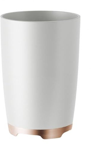 Gobelet Salle De Bain Gobelet de bain de bouche 300ml, 1 pièce, porte-brosse à dents, accessoires de salle de bains, tasse de rangement de bain de bouche Rangement Brosse A Dent(Rose Gold)