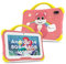 2025 Tableta para niños,8GB+64GB(TF 1TB),Android 14 Tableta para niños de 7 pulgadas Pro,Tableta de aprendizaje para niños pequeños con estuche,4000 mAh/control parental/cámara dual,FM/GPS/OTG(rosa)