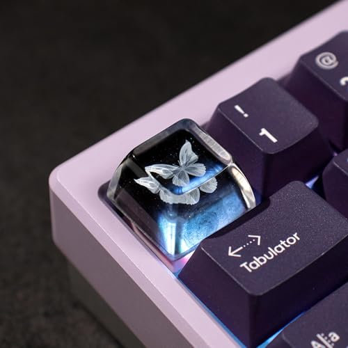 Sumgsn Custom Keycap Resin Artisan Keycaps SA Profile ESC Keycap Fit for Mechanical Keyboard Cherry Mx Gateron Switches
