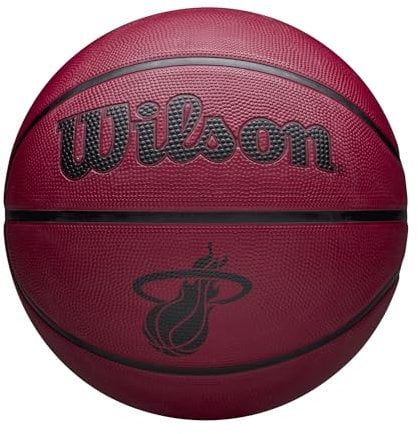 Wilson NBA Team Tribute SOLID BSKT MIA Heat 5, Rot