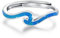 Damen Ringe 925 Sterling Silber blauen Wellen Ringe Einstellbare Emaille Ring Natur Ozean Schmuck Geschenke für Damen Frauen Männer und Natur Liebhaber