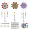 Molirex Diamond Painting Anhänger Kinder Geschenk für Basteln Mädchen 5 6 7 8 9 10 11 12 Jahre, Diamond Painting Mandala Sonnenfänger Kristalle Zum Aufhängen Windspiel Basteln